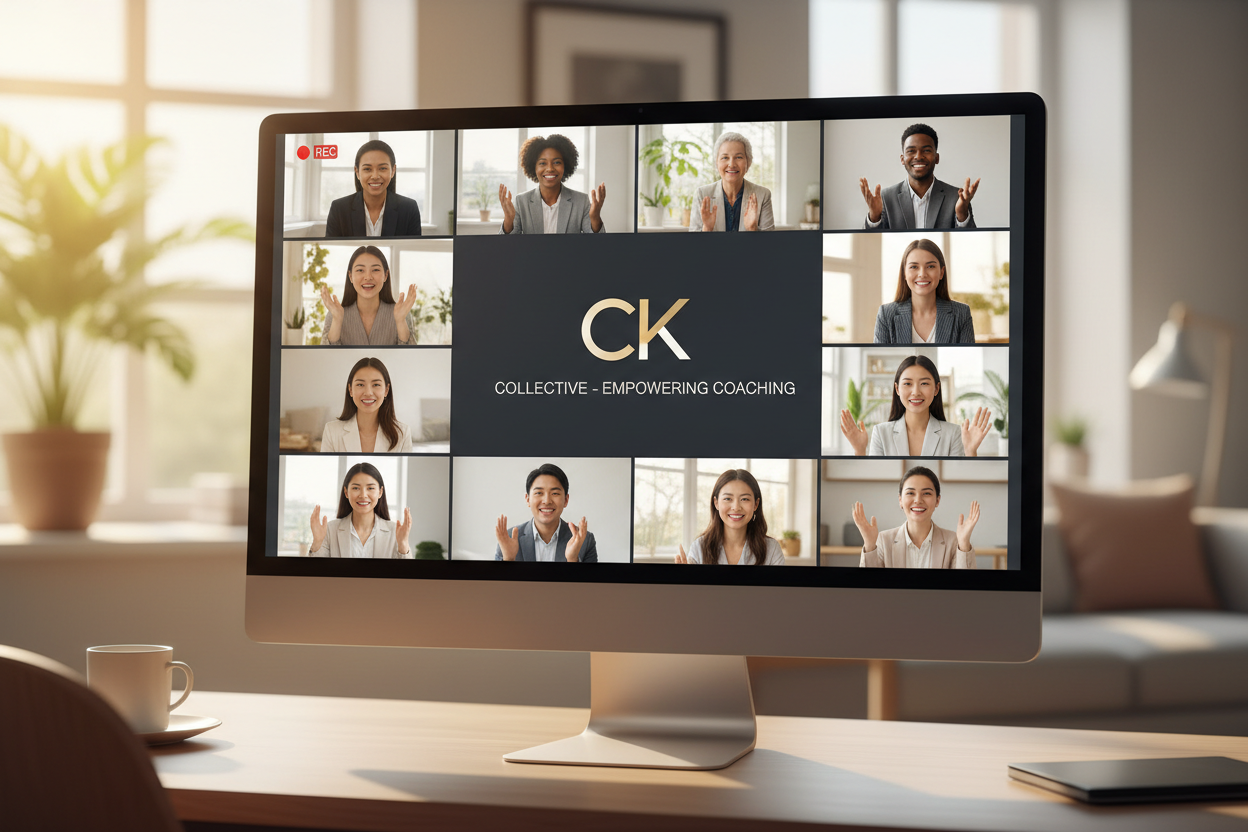 Group Coaching Calls with CK Collective. Up to Ten people, recorded on Zoom
